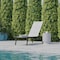 Flash Furniture Black/Gray Adjustable Chaise Lounge JJ-LC326-BLK-GRY-GG - alternate 1